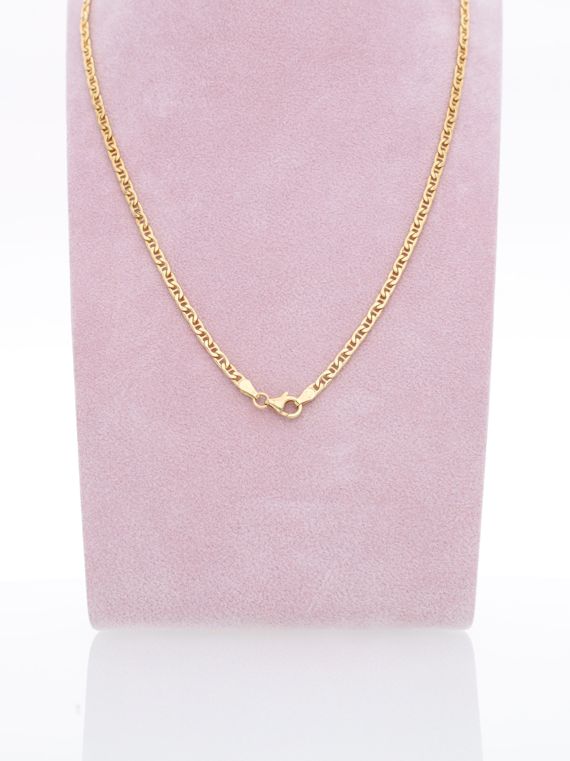 Collana oro giallo 18kt - maglia marinara