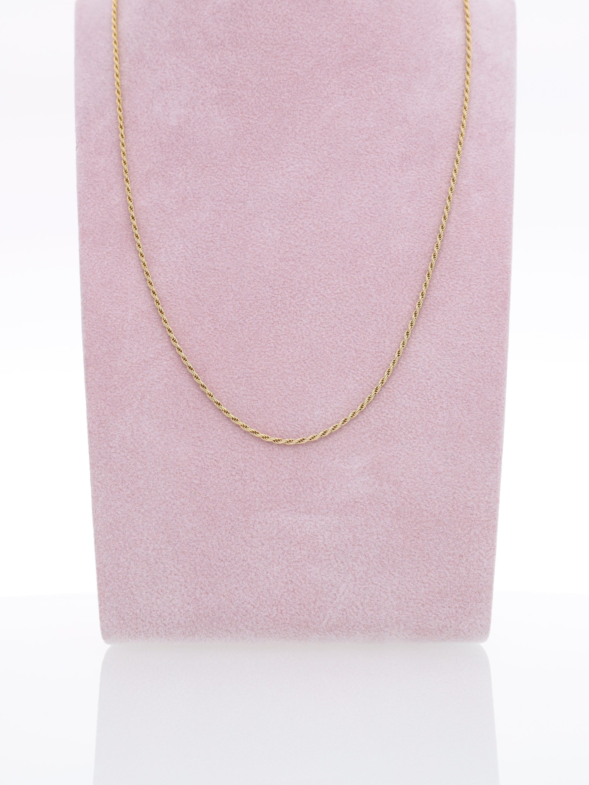 Catenina oro giallo 18kt - Maglia torchon/fune