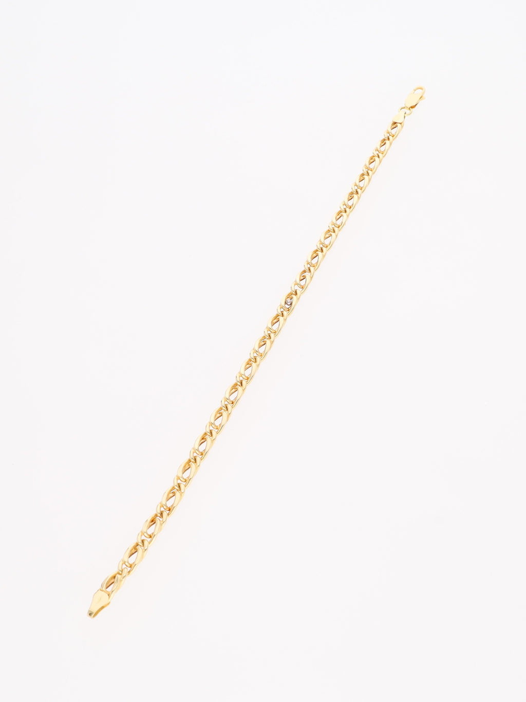 Bracciale in Oro Giallo 18 kt - maglia occhio di pernice bombata