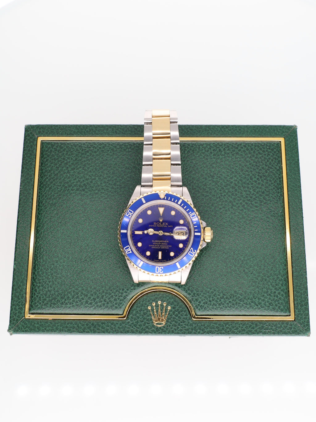 Rolex Submariner date ref. 16613 - acciaio e oro giallo 18kt - quadrante blu/viola