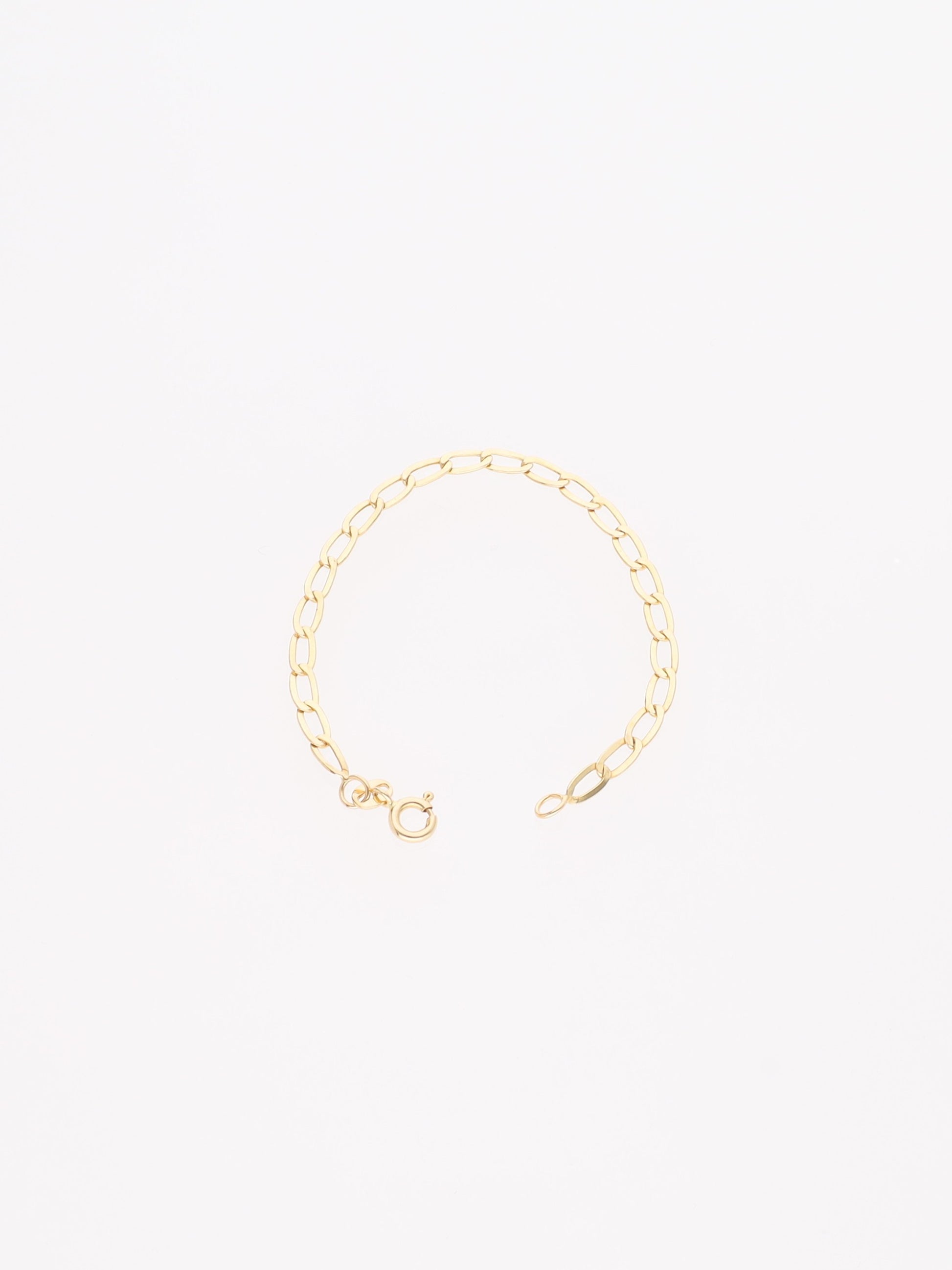 Bracciale in Oro Giallo 18kt - Maglia forzatina corta