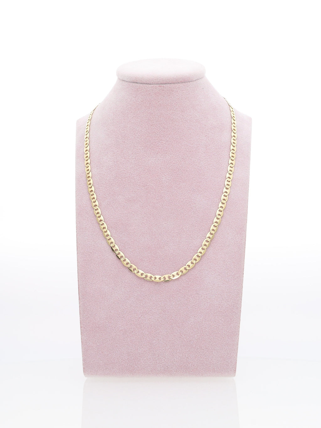 Collana oro giallo 18kt - maglia marinara piatta