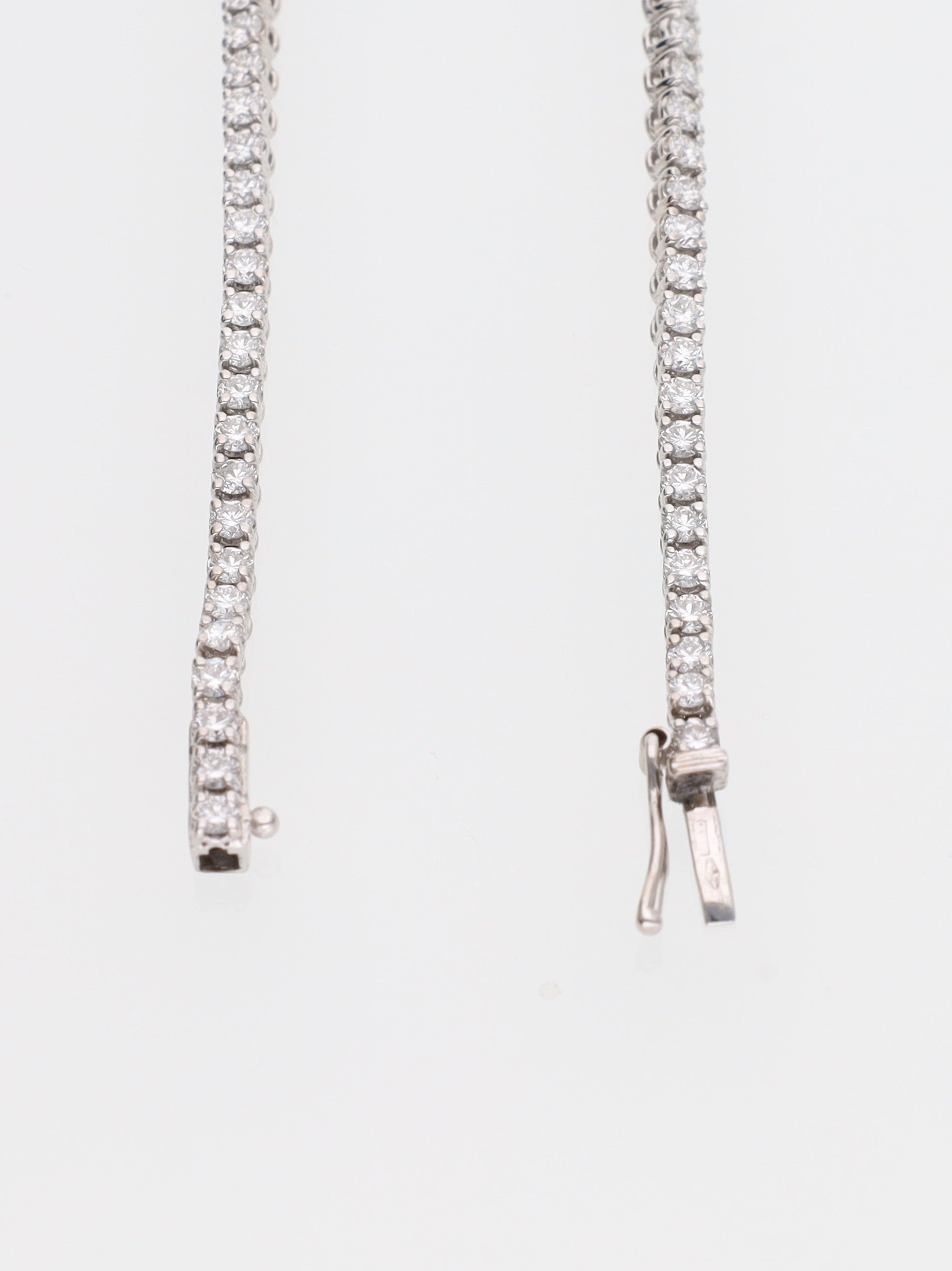 Bracciale oro Bianco 18 kt - tennis con diamanti 2.16ct
