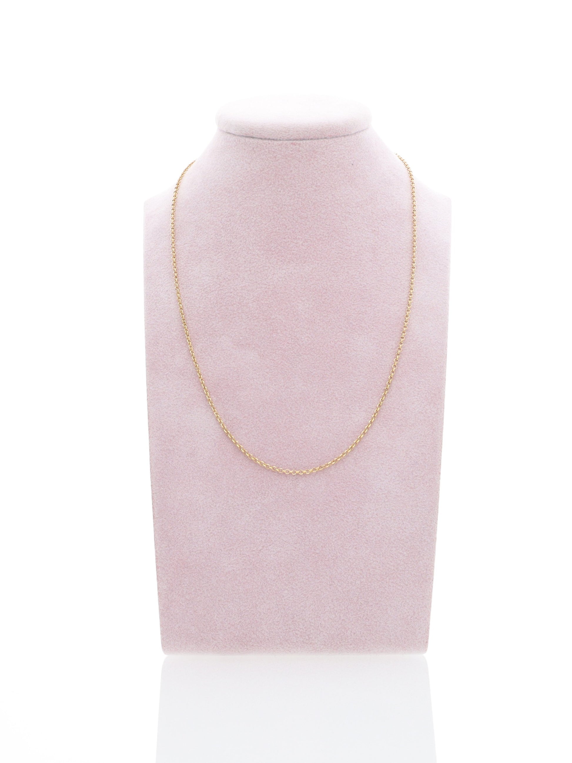 Catenina oro giallo 18kt - Maglia rolò fina