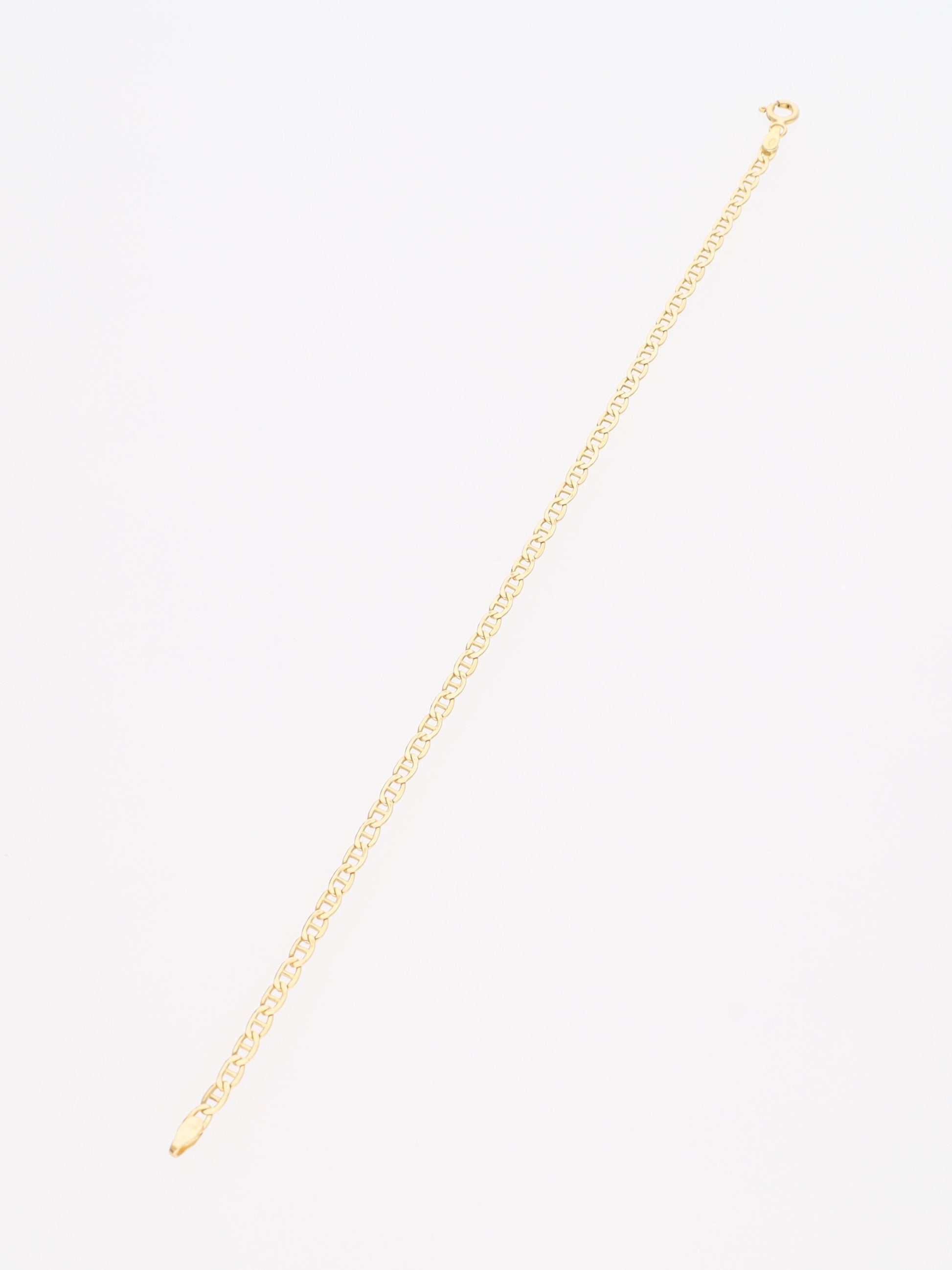 Bracciale in Oro Giallo 18 kt - Maglia marinara fina