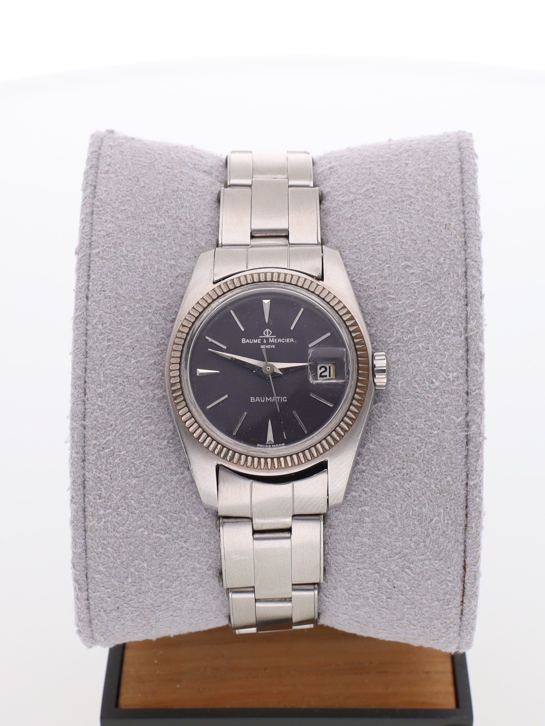 Baume & Mercier Vintage in Acciaio - Baumatic Lady