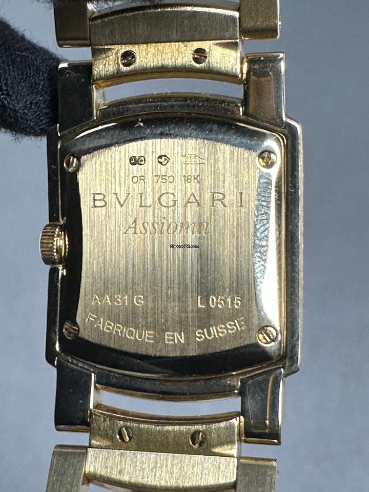 Bvlgari "Assioma" Full Gold Oro 18kt e Diamanti