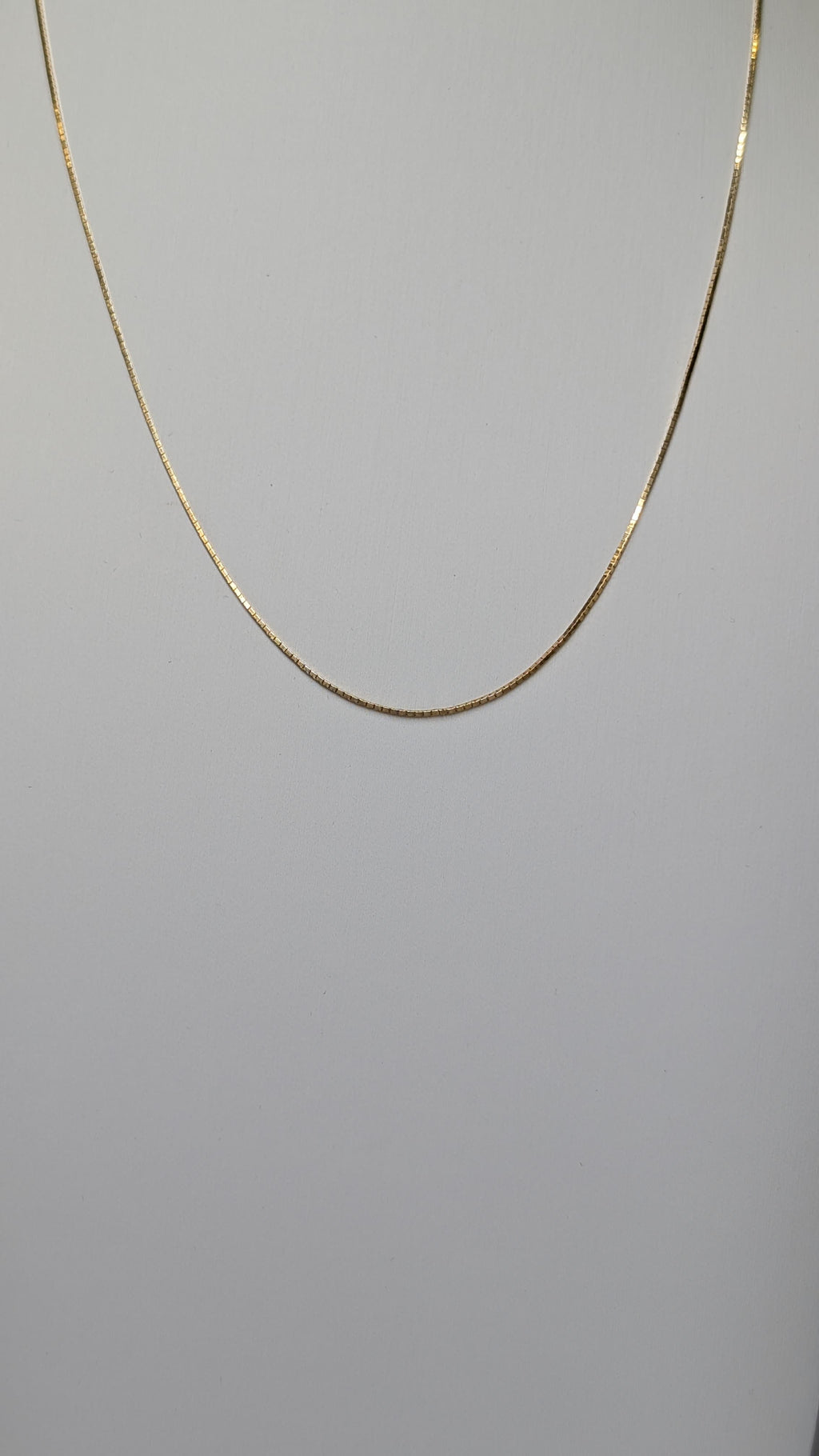Catenina oro giallo 18kt - Maglia box