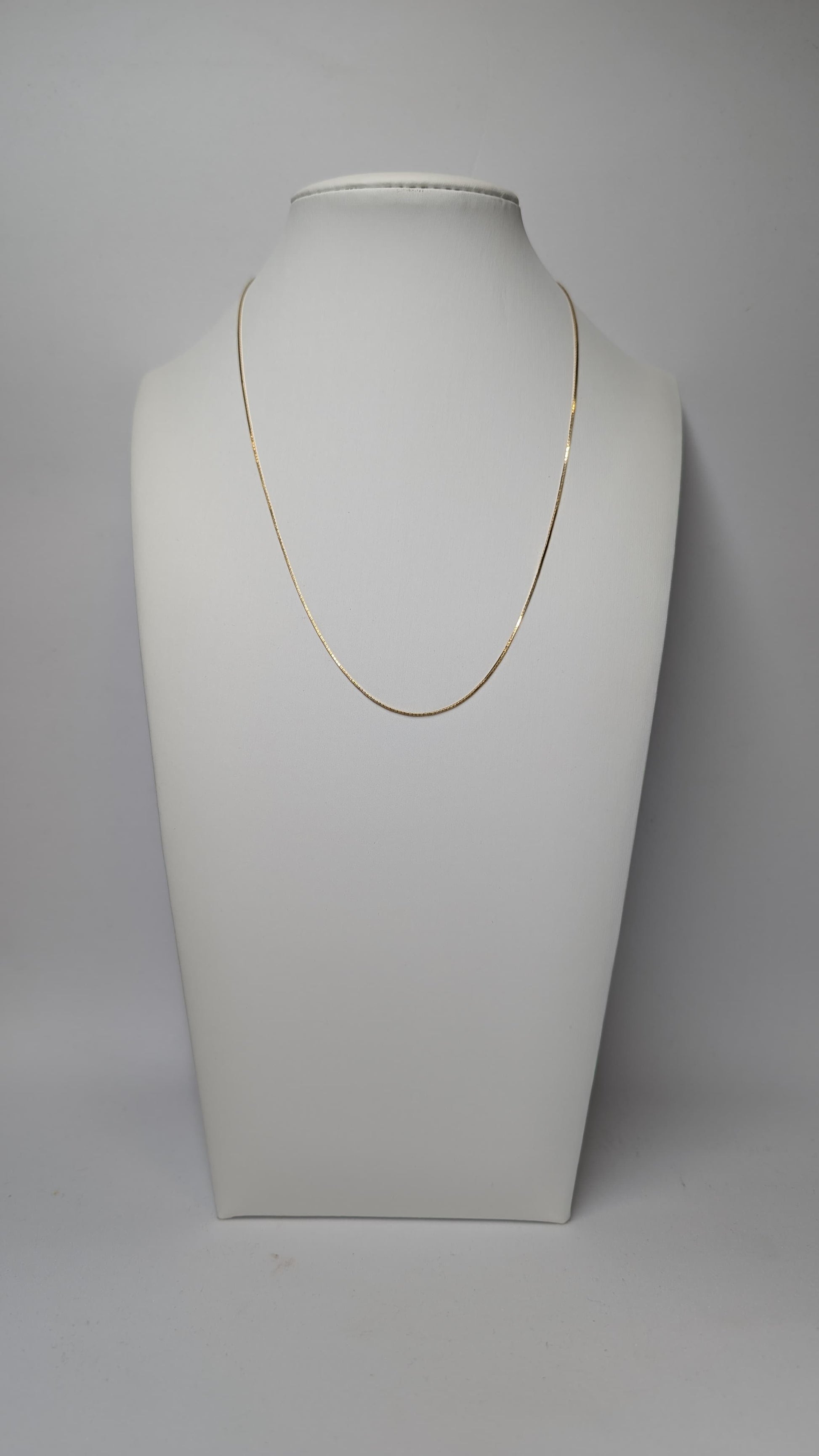 Catenina oro giallo 18kt - Maglia box