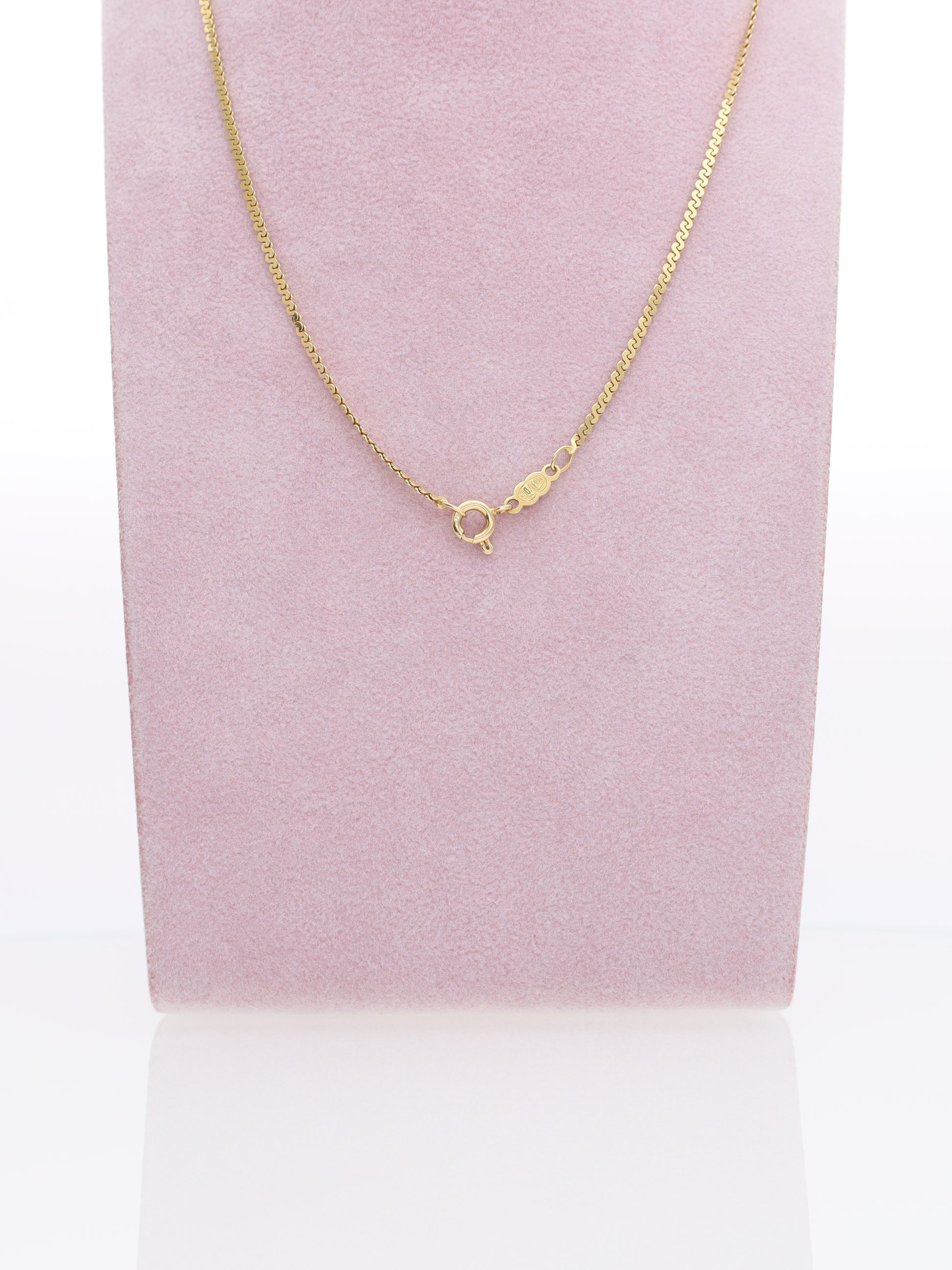 Catenina oro giallo 18kt - Maglia a "esse"