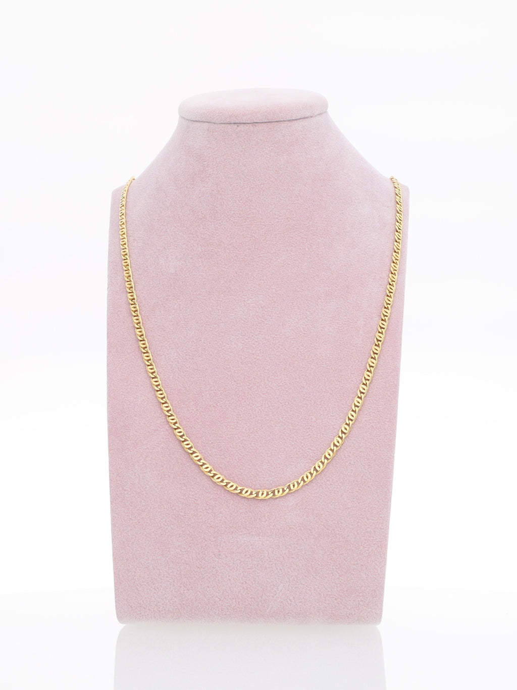 Collana in Oro Giallo 18kt - maglia Occhio di Tigre
