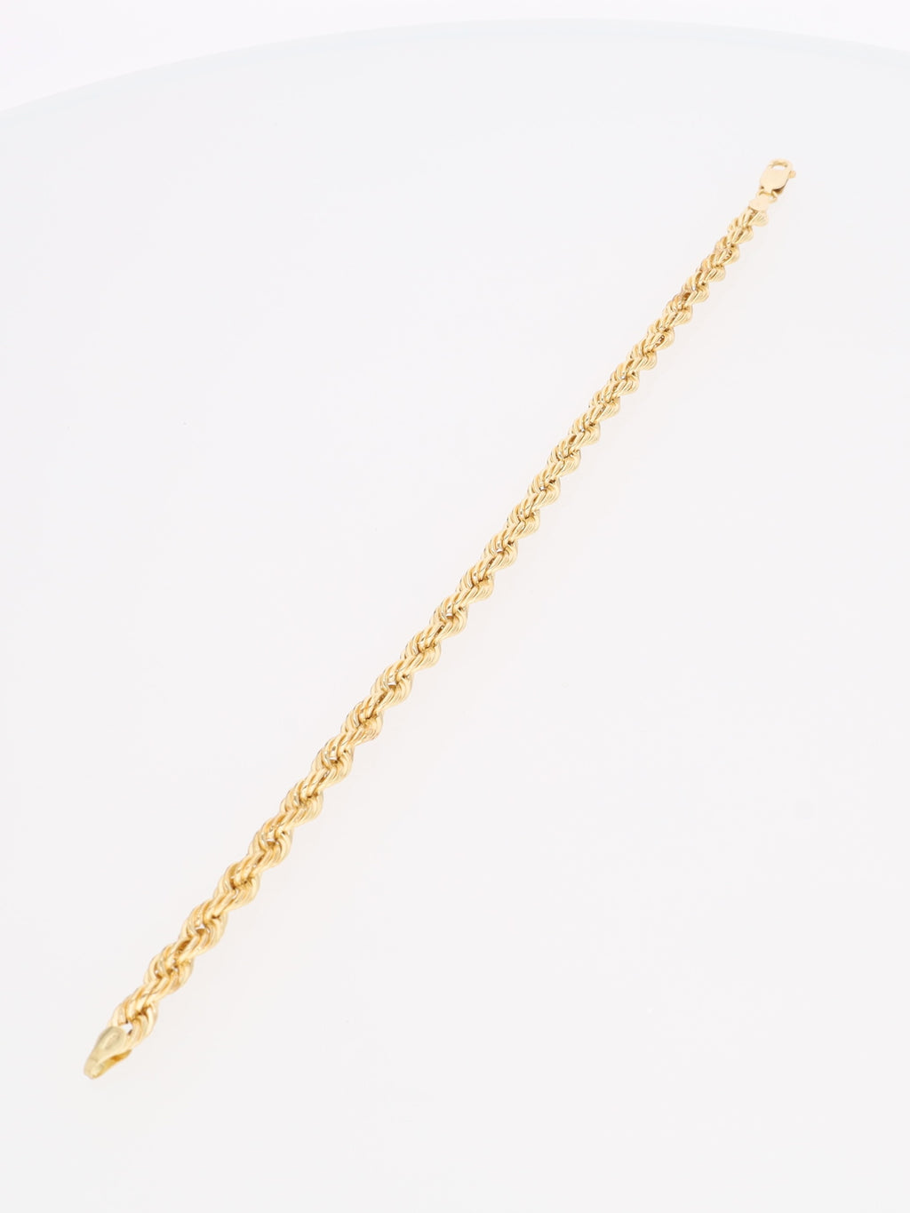 Bracciale in Oro Giallo 18 kt - maglia fune lunga