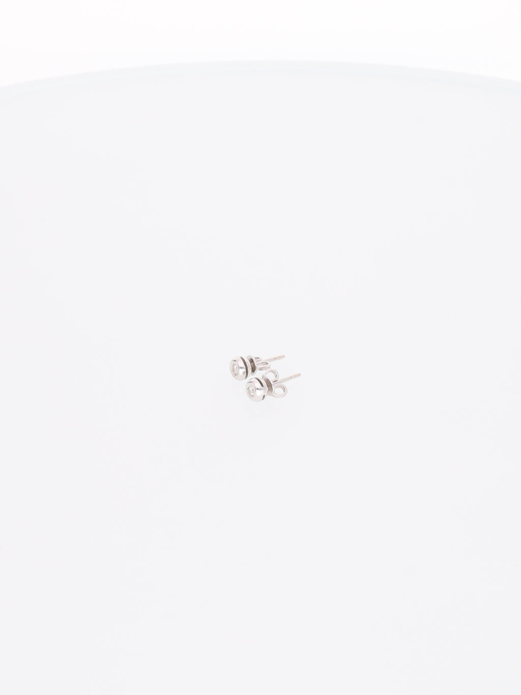 Orecchini punto luce Oro Bianco 18kt - 0.05ct