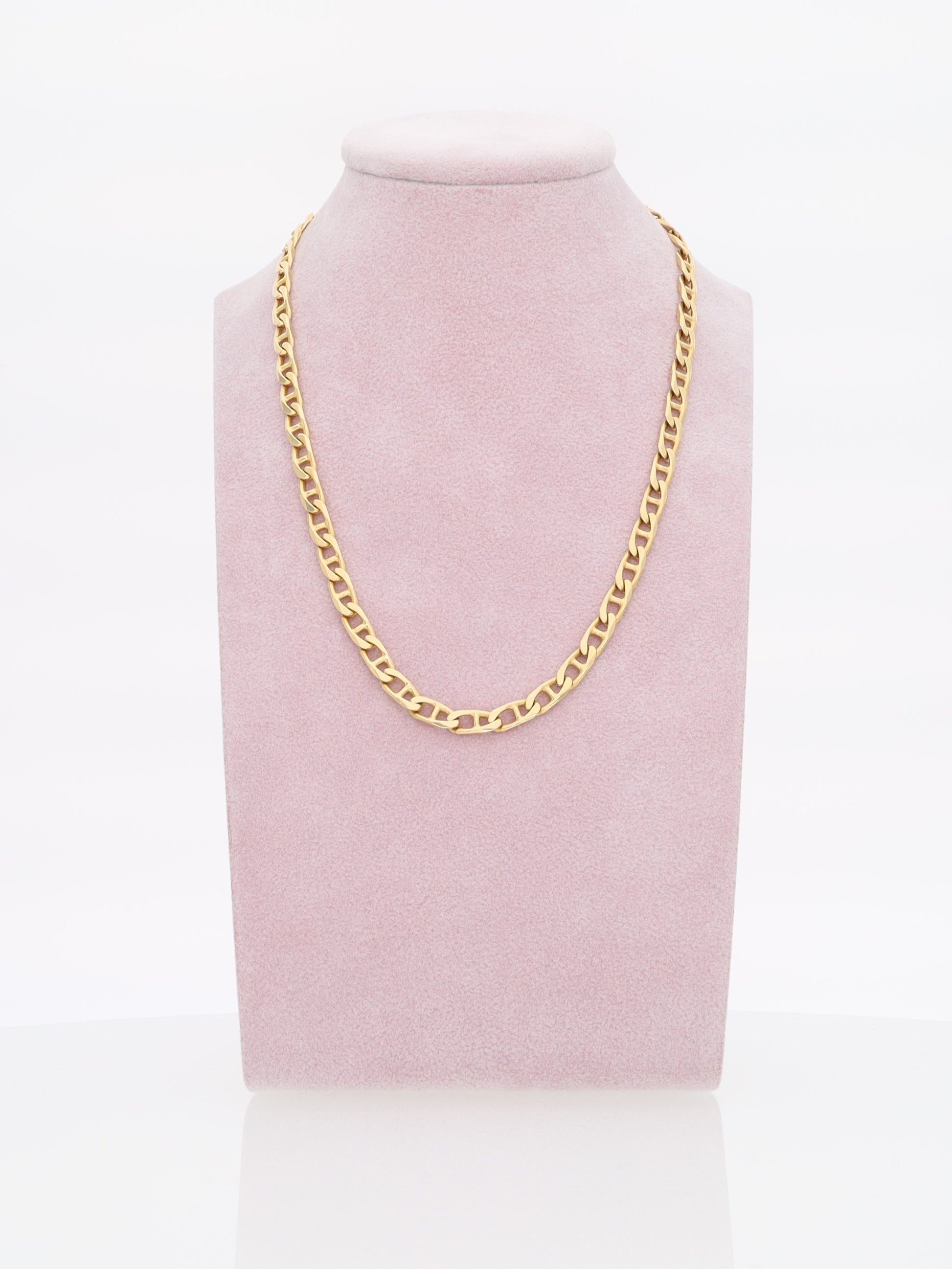 Collana oro giallo 18kt - maglia marinara lunga