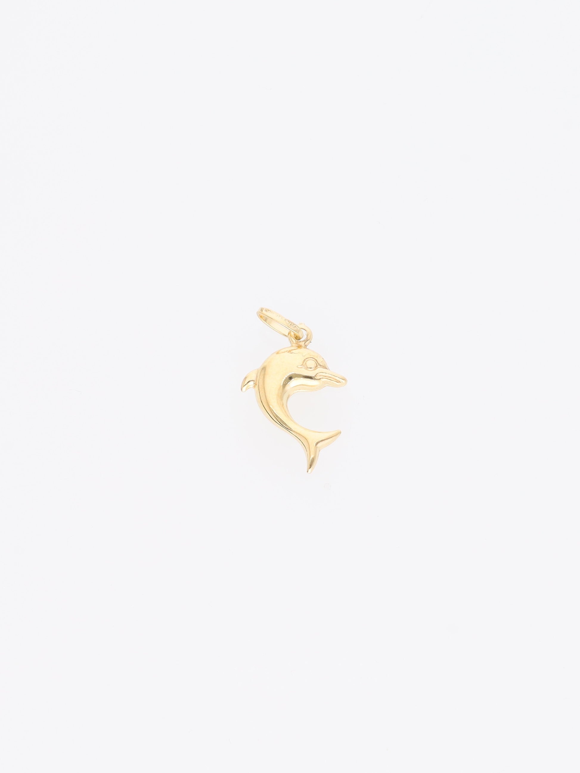 Ciondolo delfino in oro giallo 18kt
