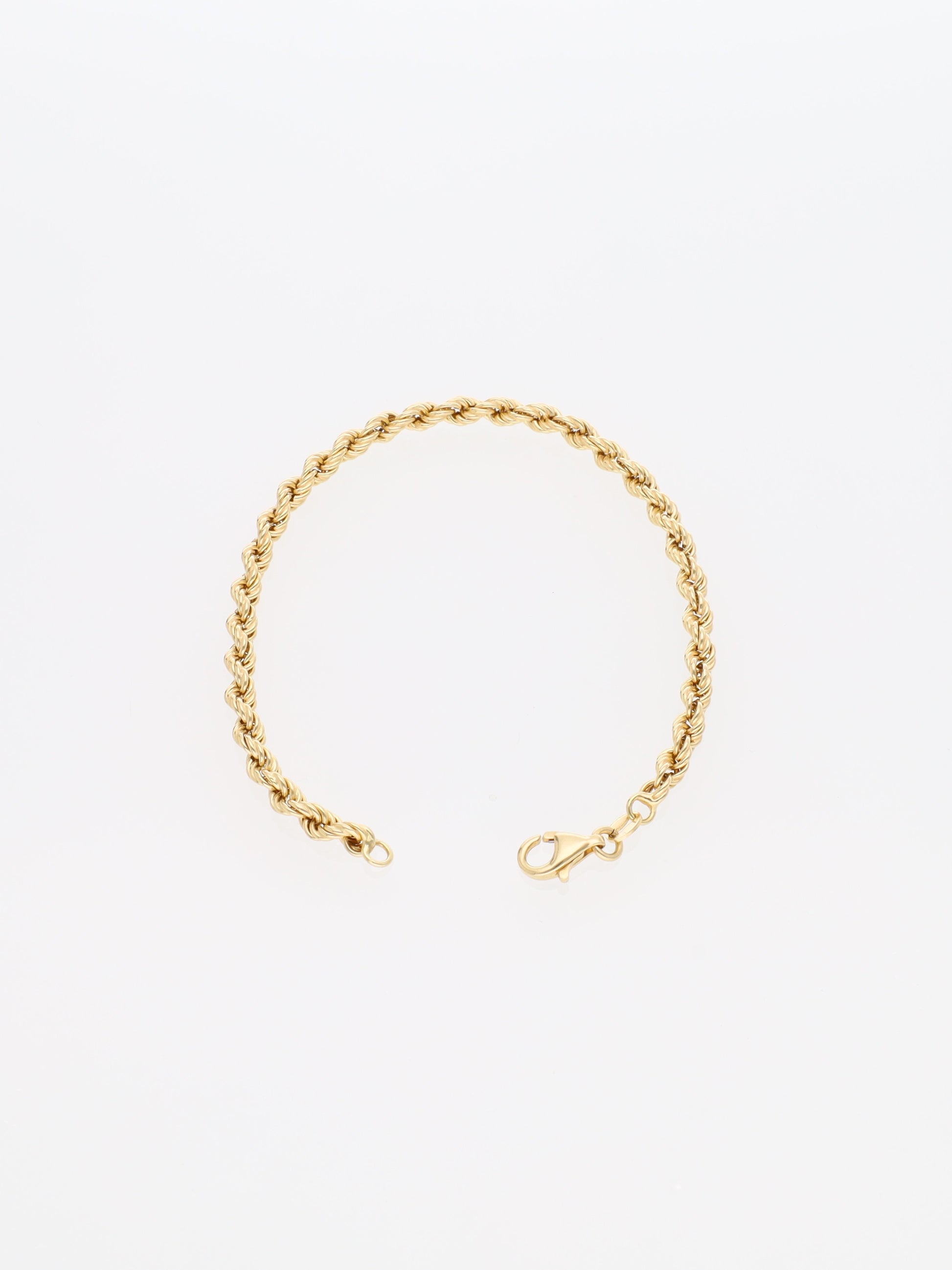 Bracciale in Oro Giallo 18 kt - maglia fune