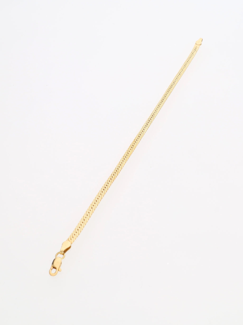 Bracciale in Oro Giallo 18 kt - Maglia inglese piatta