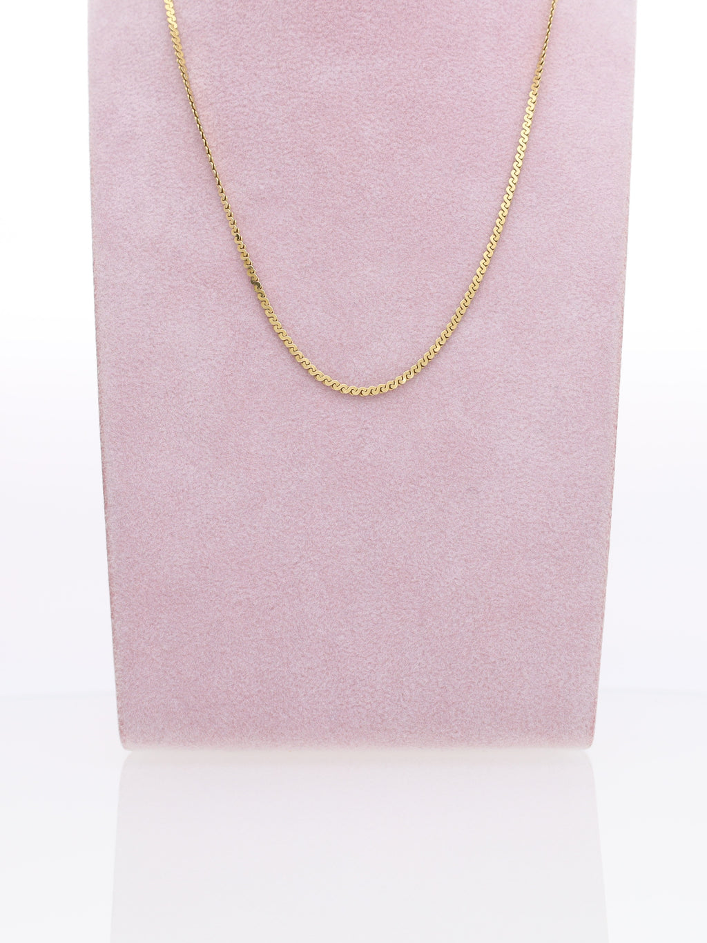 Catenina oro giallo 18kt - Maglia a "esse"