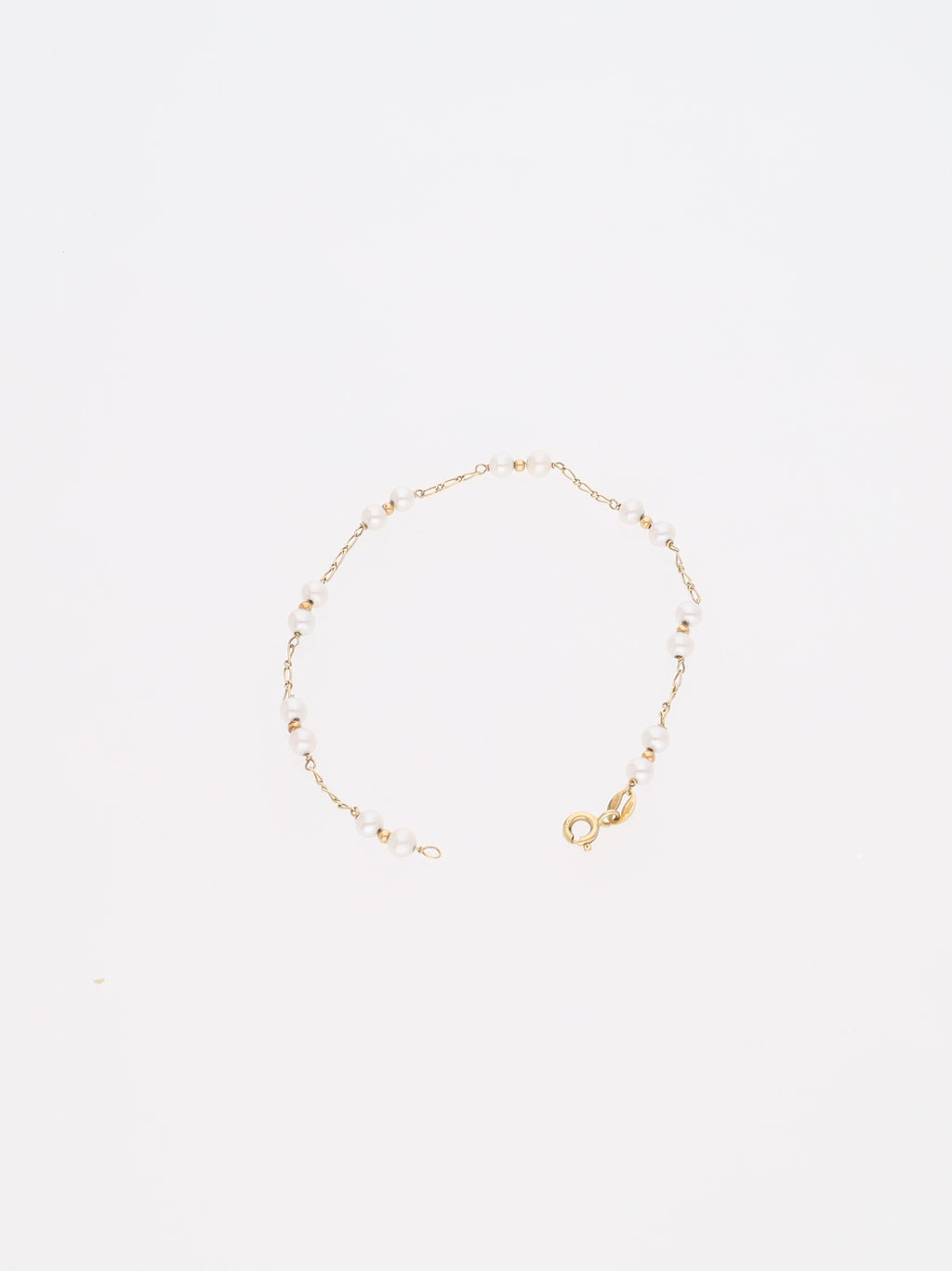 Bracciale in Oro Giallo 18 kt con perline
