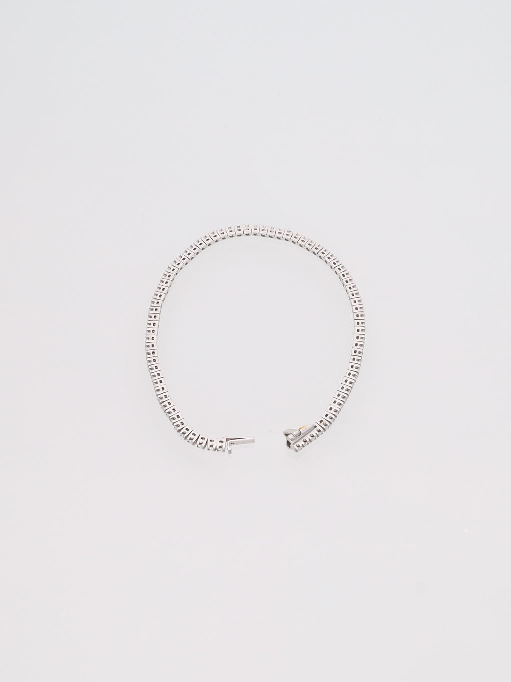Bracciale oro Bianco 18 kt - tennis con diamanti 1.56ct