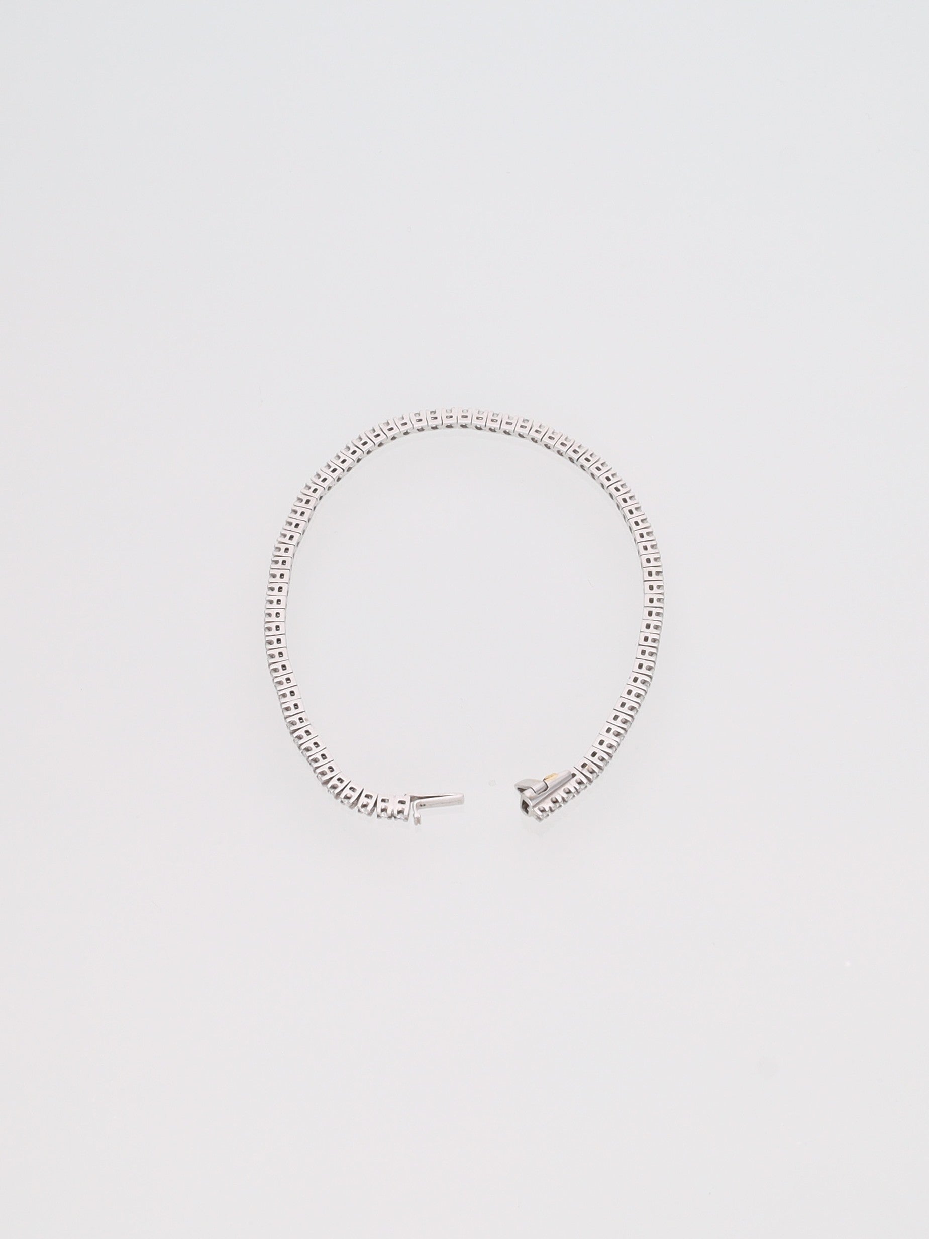 Bracciale oro Bianco 18 kt - tennis con diamanti 1.56ct