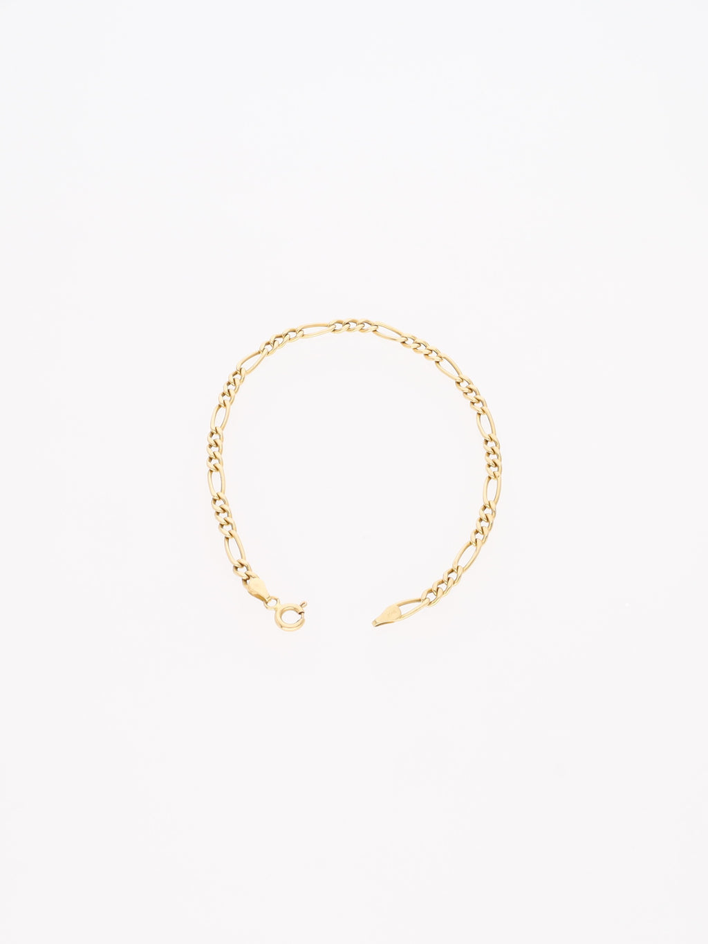 Bracciale in Oro Giallo 18 kt - maglia Figaro fina