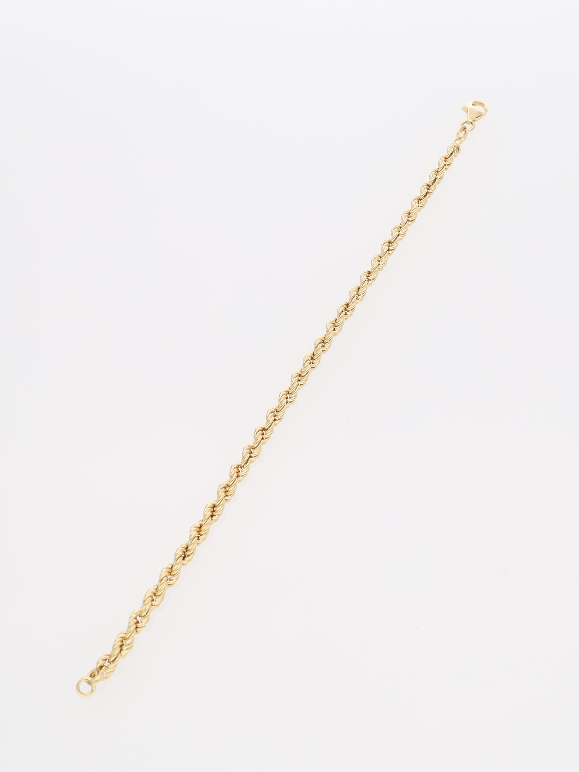 Bracciale in Oro Giallo 18 kt - maglia fune