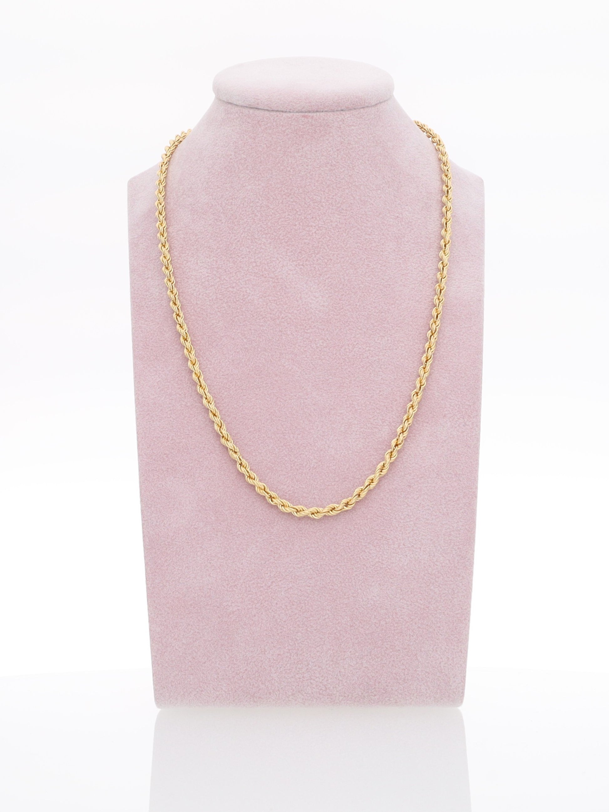 Catenina oro giallo 18kt - Maglia torchon/fune