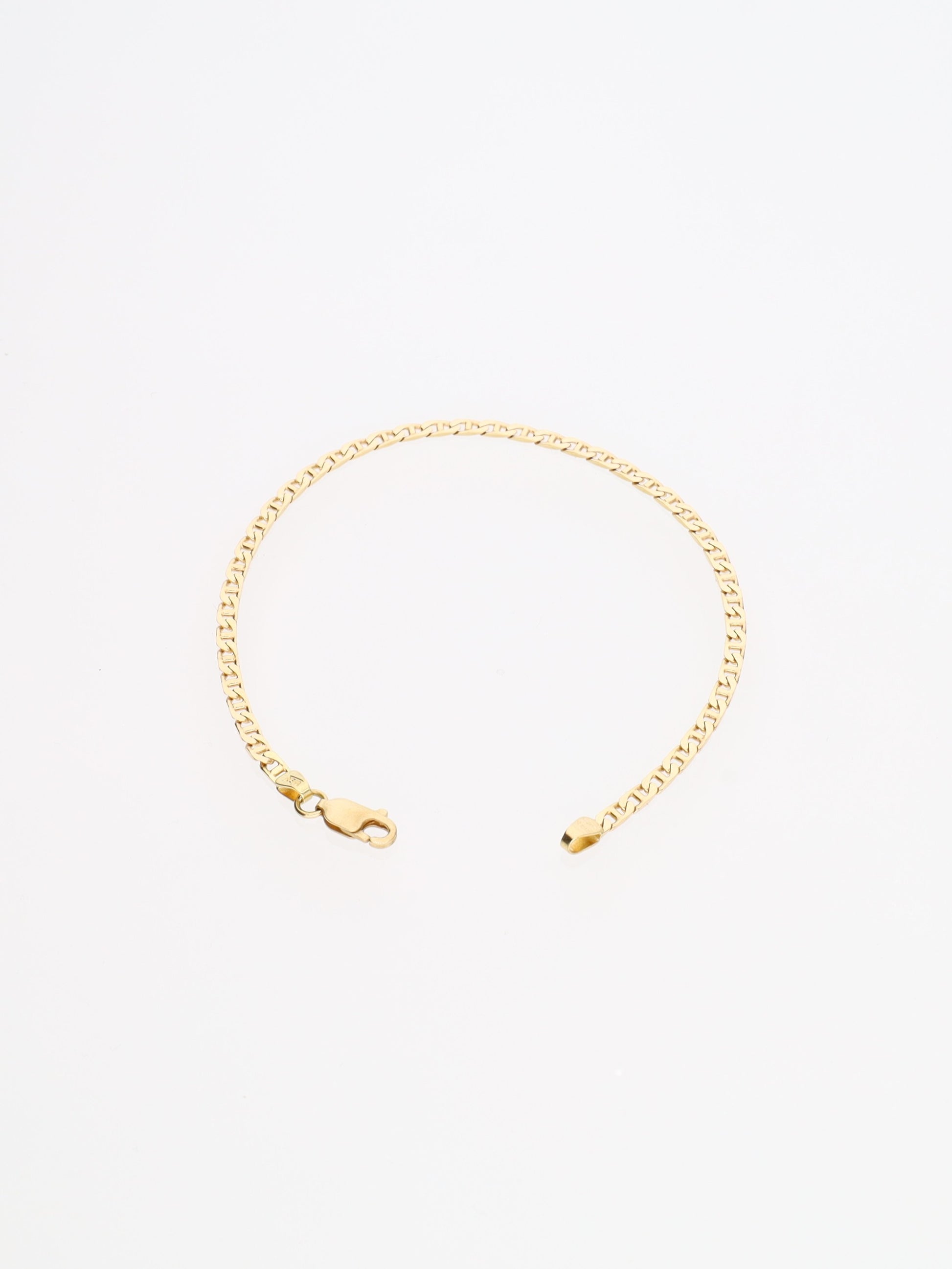 Bracciale in Oro Giallo 18 kt - Maglia Marinara squadrata