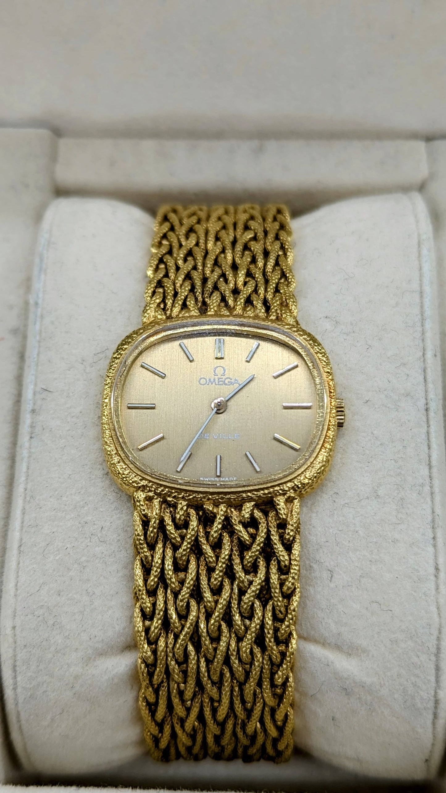 Omega De Ville lady full gold oro giallo 18kt