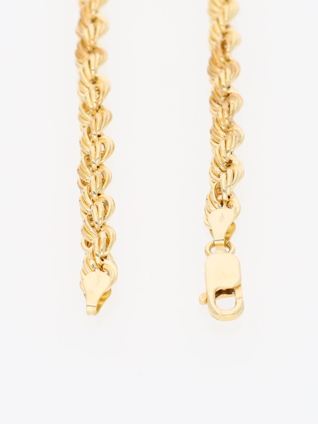 Bracciale in Oro Giallo 18 kt - maglia fune lunga