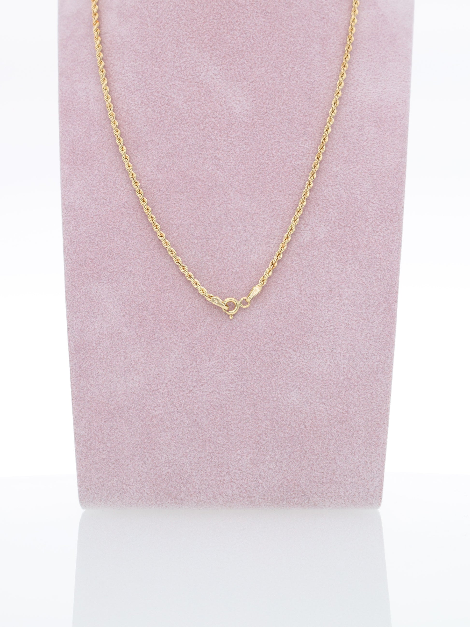 Catenina oro giallo 18kt - Maglia torchon/fune