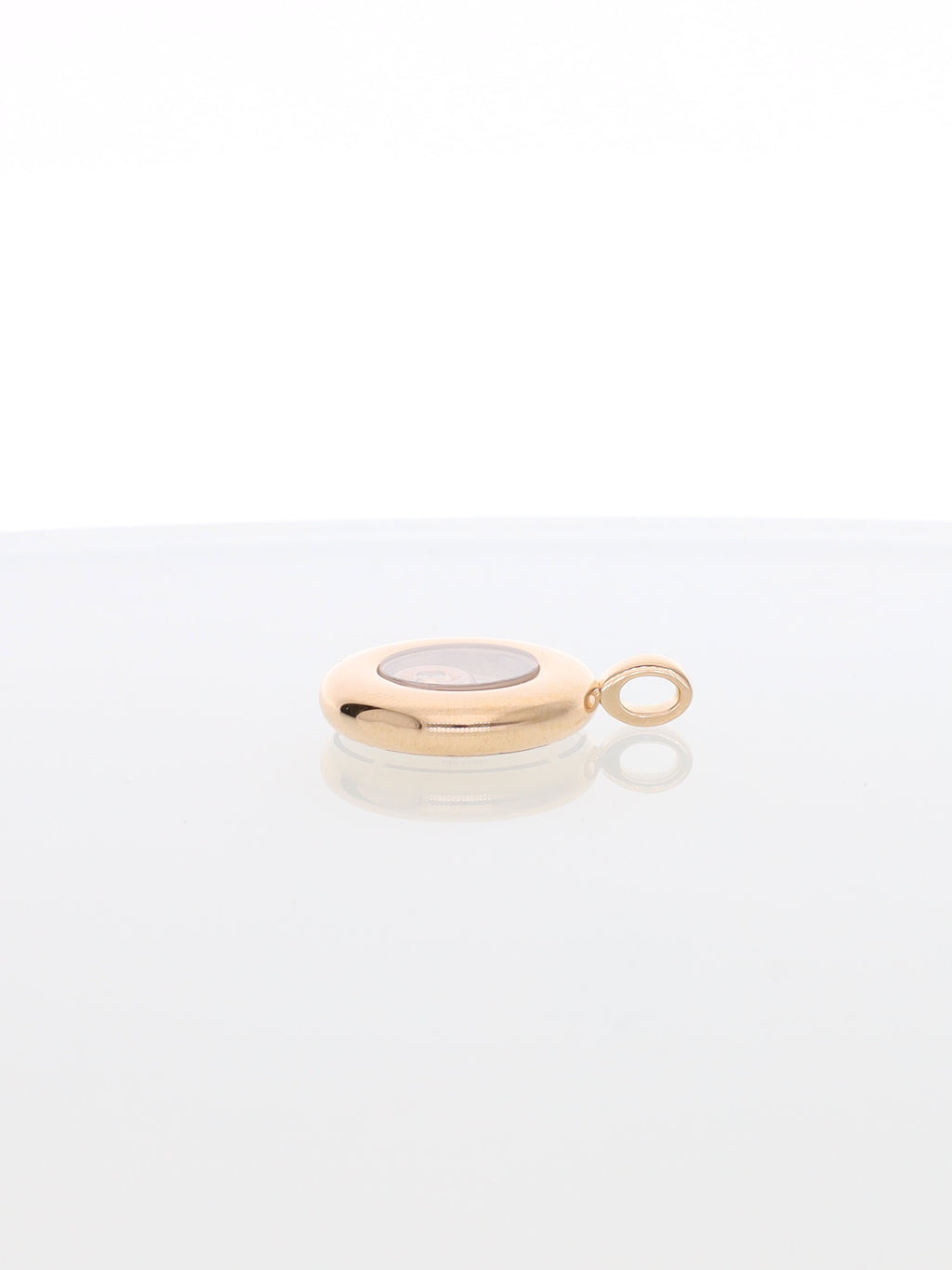 Ciondolo Chopard in oro rosa 18kt con brillante da 0.05ct