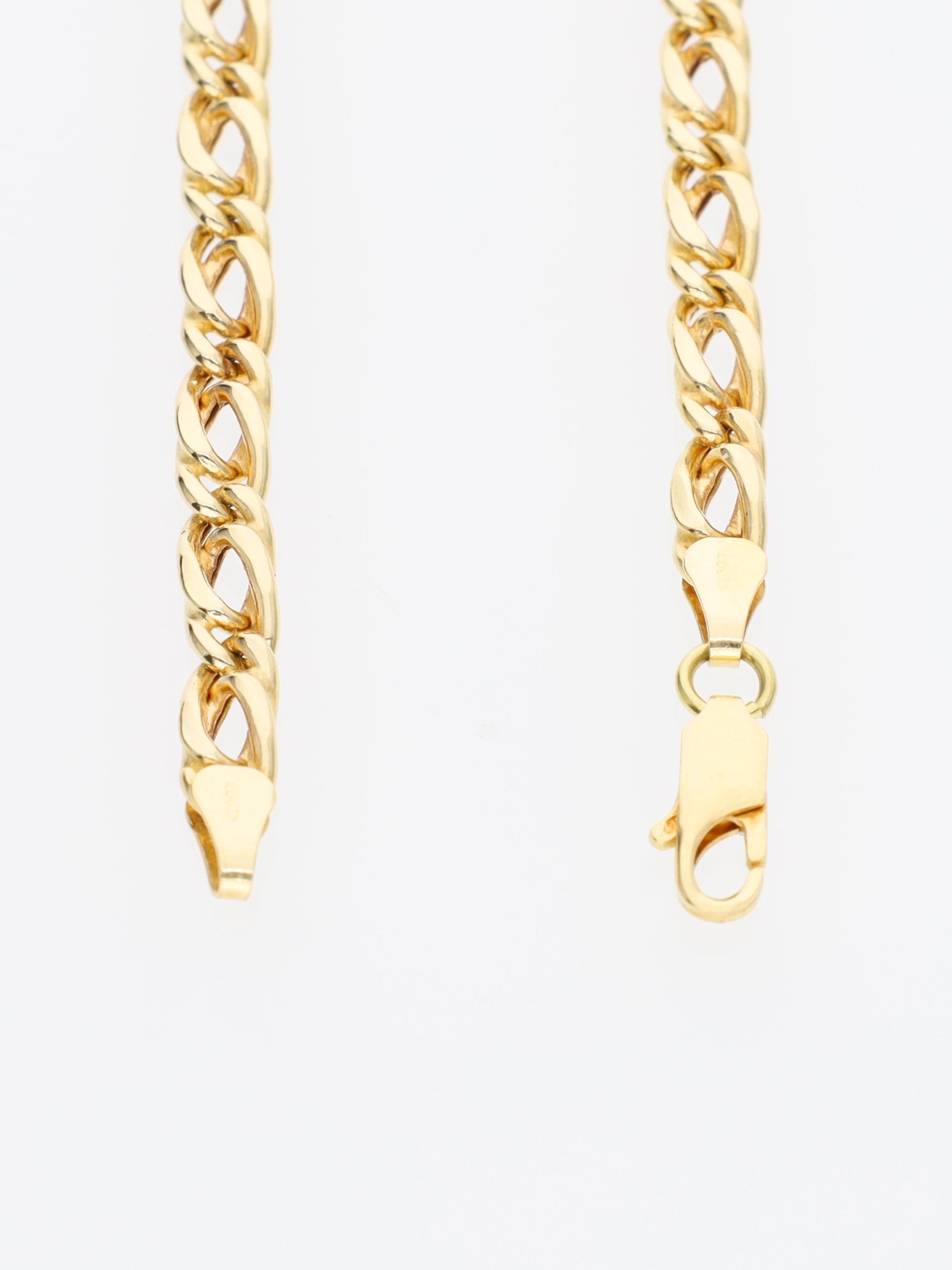 Bracciale in Oro Giallo 18 kt - maglia occhio di pernice bombata