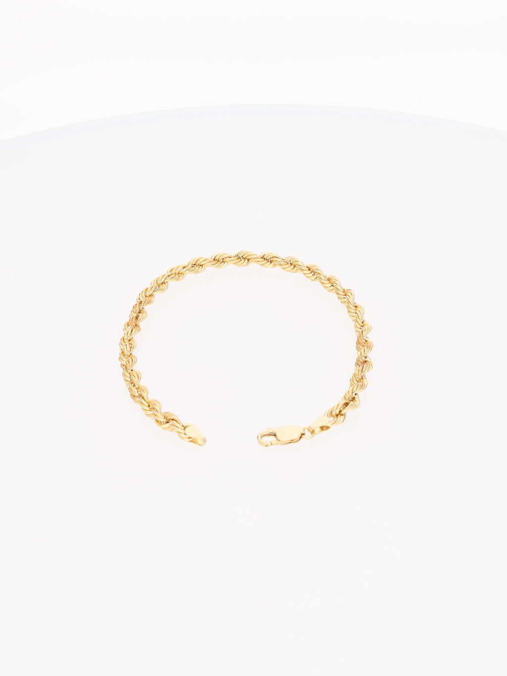 Bracciale in Oro Giallo 18 kt - maglia fune lunga