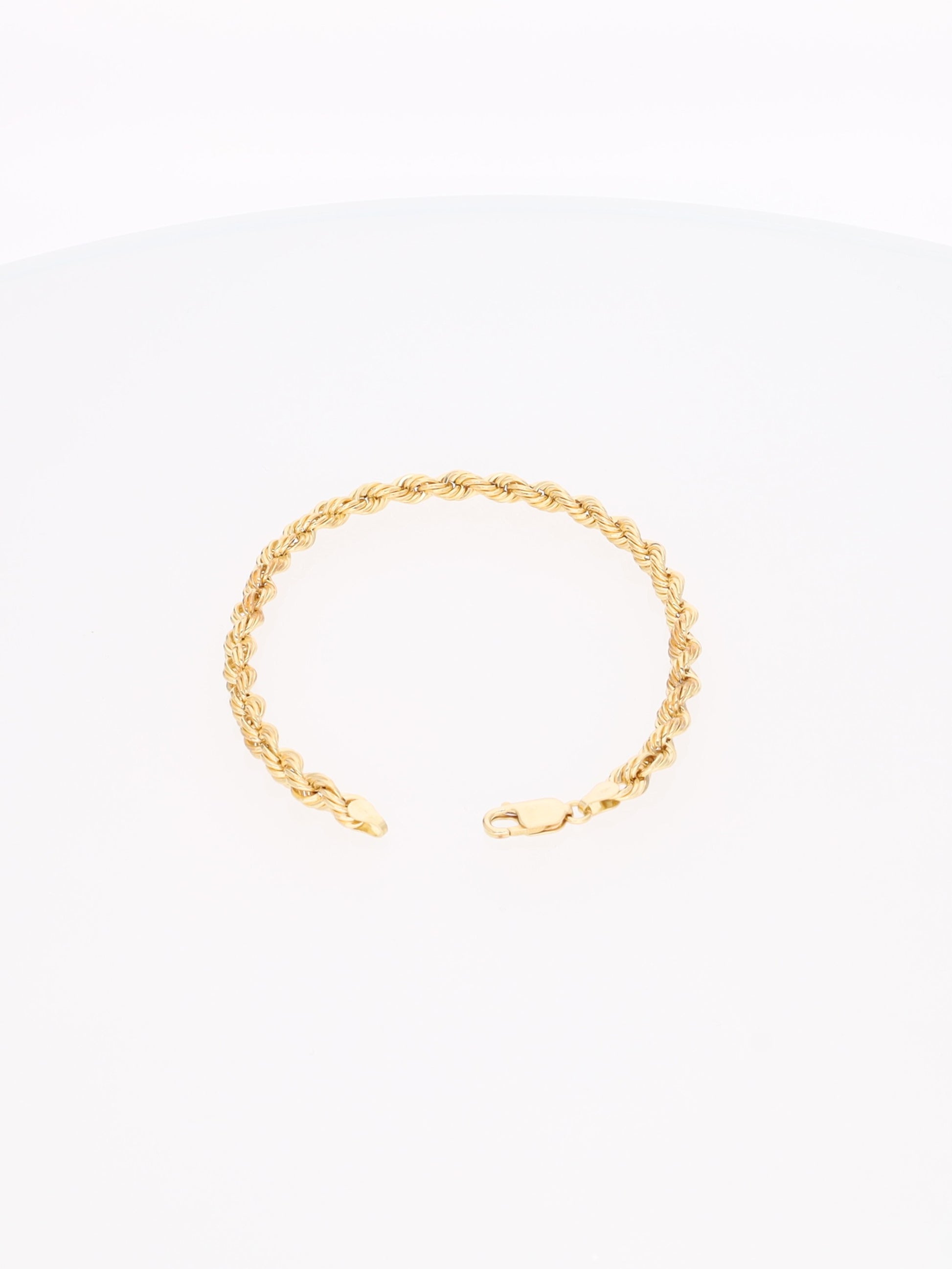 Bracciale in Oro Giallo 18 kt - maglia fune lunga