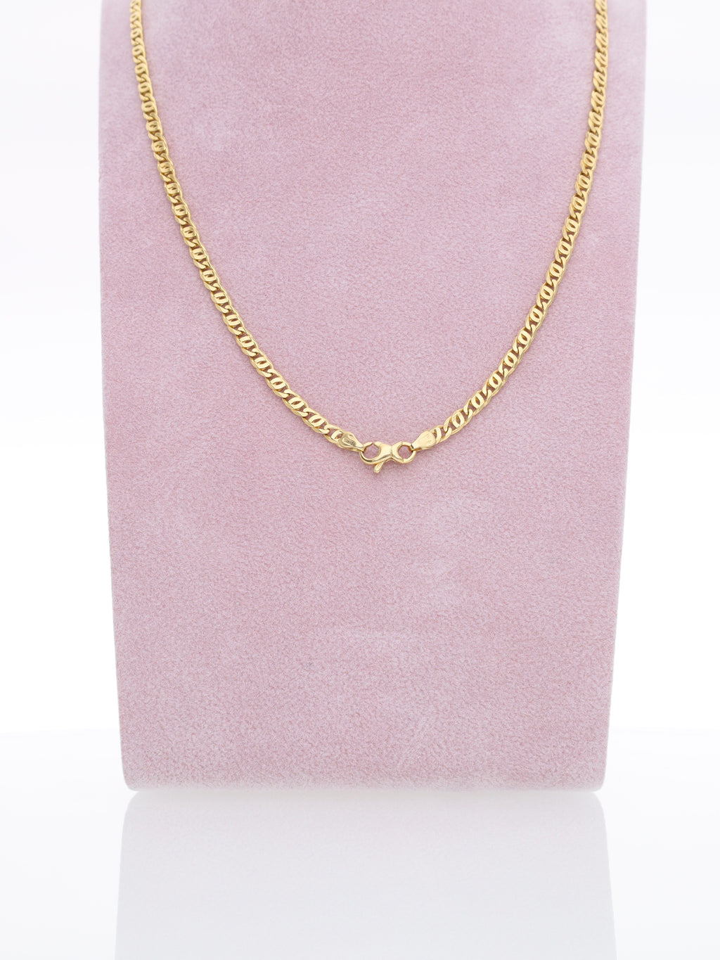 Collana in Oro Giallo 18kt - maglia Occhio di Tigre