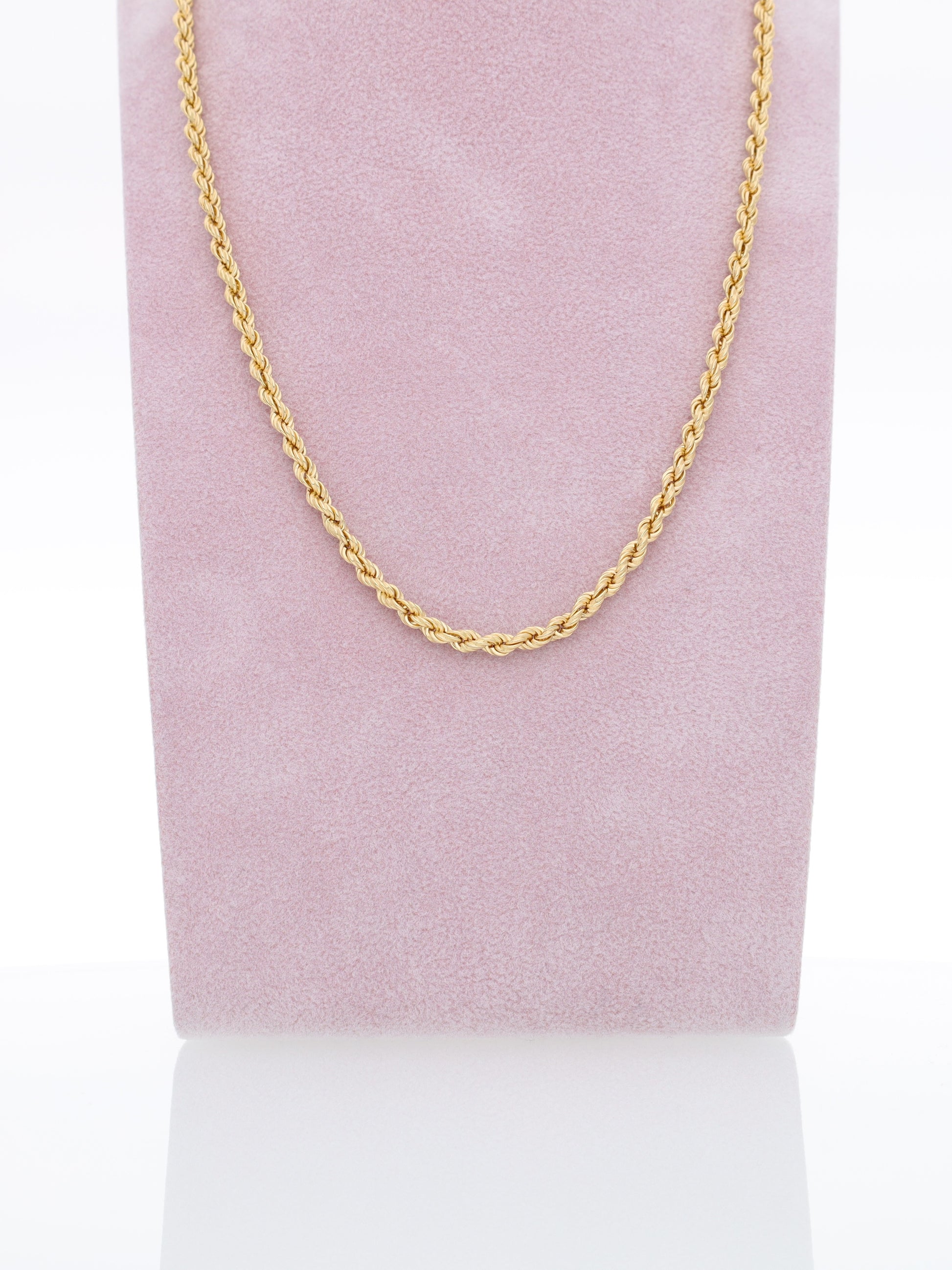 Catenina oro giallo 18kt - Maglia torchon/fune