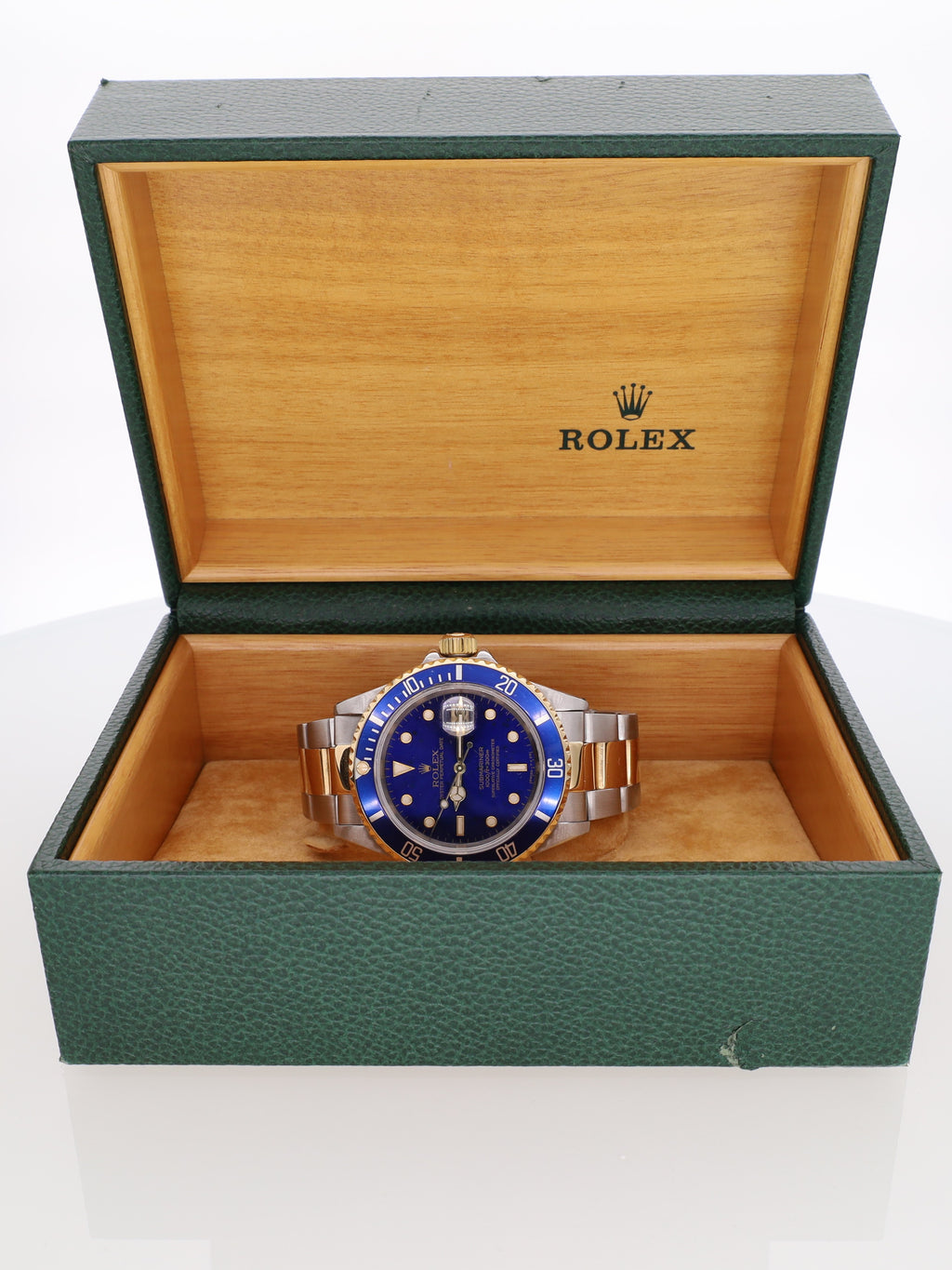 Rolex Submariner date ref. 16613 - acciaio e oro giallo 18kt - quadrante blu/viola