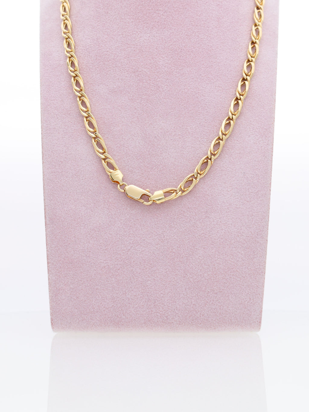 Collana in Oro Giallo 18kt - maglia Occhio di Pernice