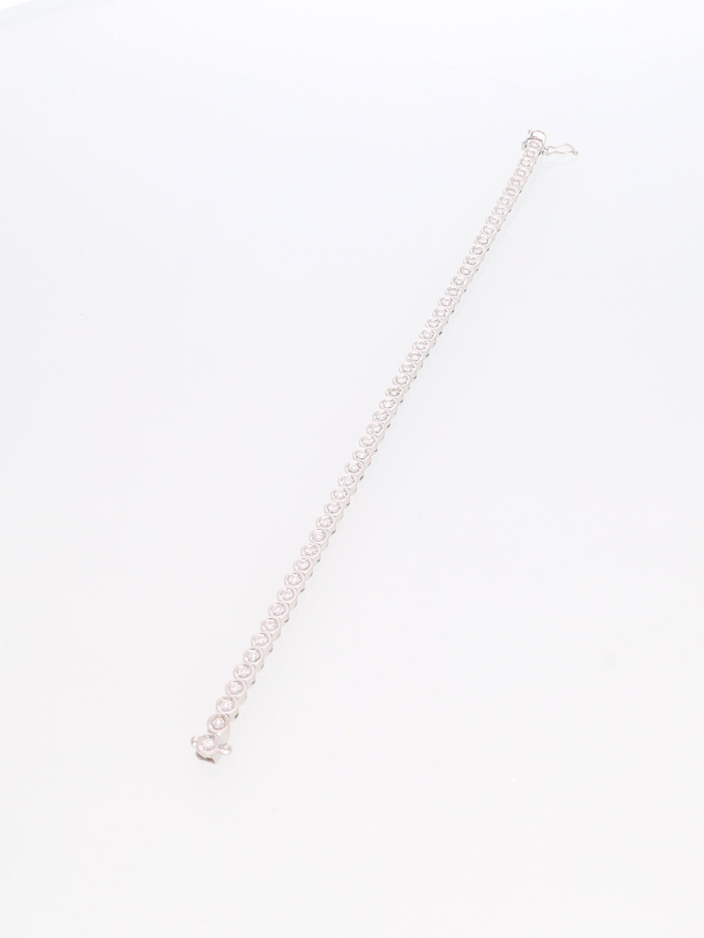 Bracciale oro Bianco 18 kt - tennis con diamanti 1.44ct