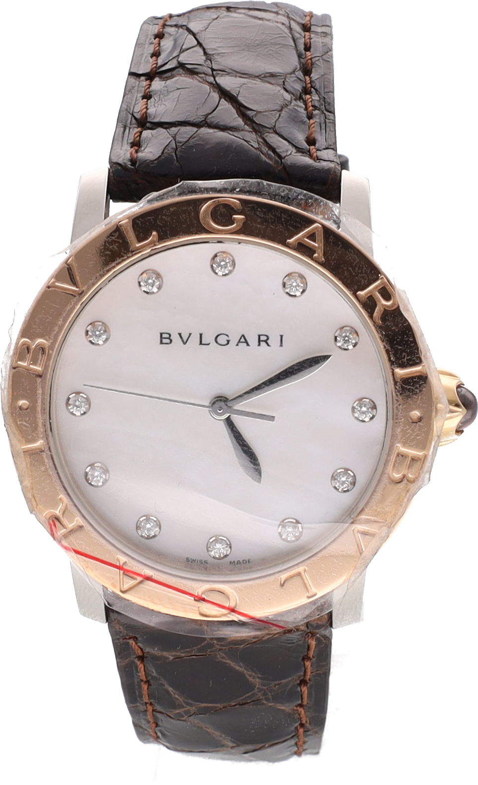 Bvlgari "BVLGARI" oro rosa 18kt e diamanti