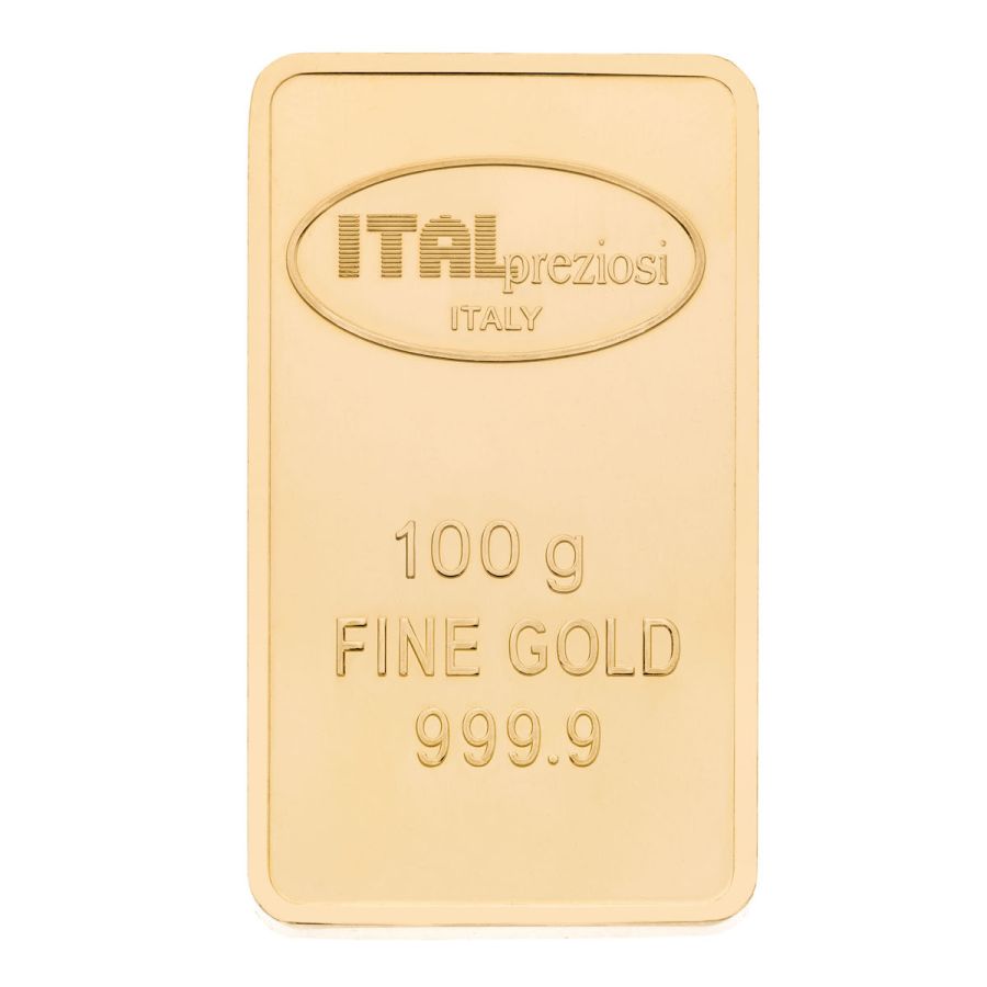 Lingotto in oro 24kt - 100gr