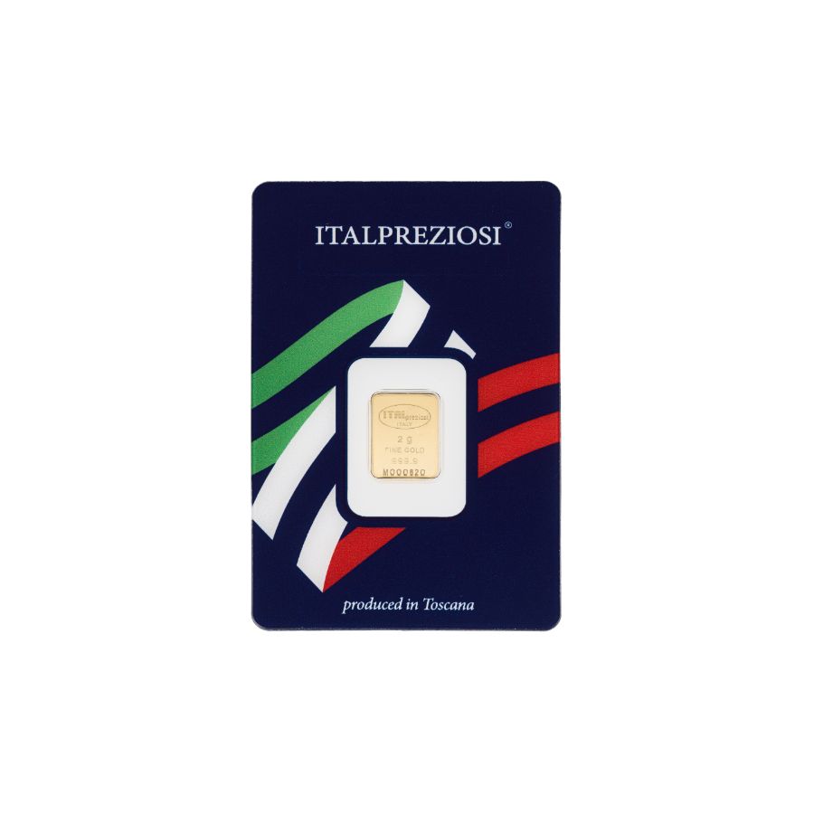 Lingotto in oro 24kt - 2gr