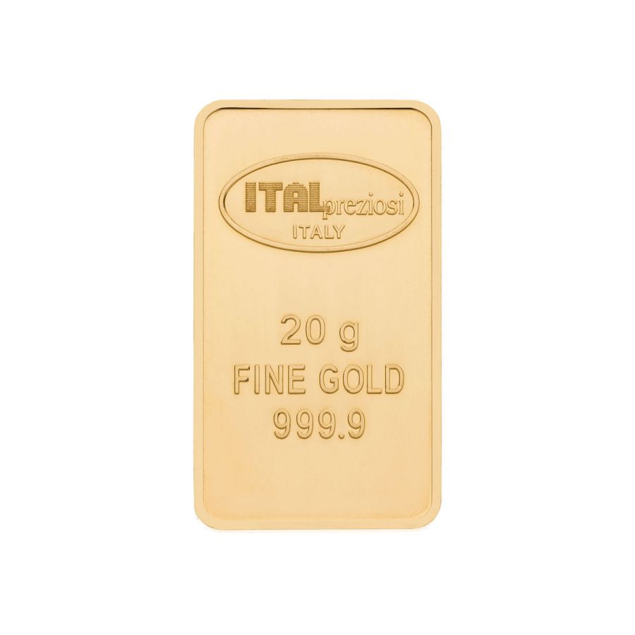 Lingotto in oro 24kt - 20gr
