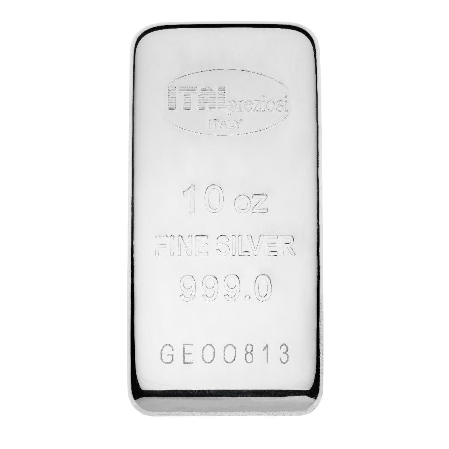 Lingotto in Argento 999.0/1000 da 10oz (311gr)