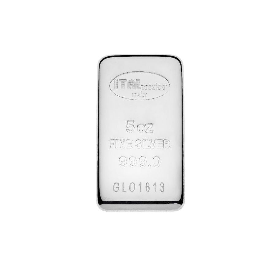 Lingotto in Argento 999.0/1000 da 5oz (155gr)