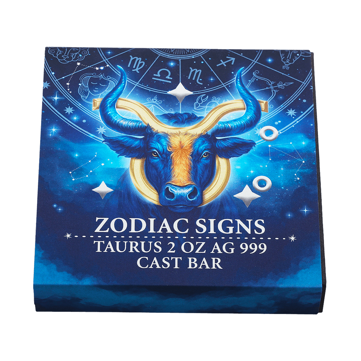 Lingotto in Argento 999.0/1000 da 2oz (62gr) - Segno Toro